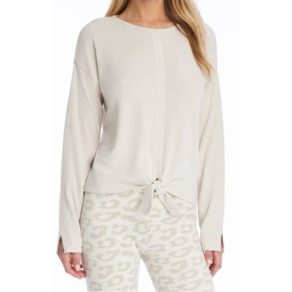 Barefoot Dreams Sweaters - Barefoot Dreams Cozy Chic Ultra Lite Tie Front Sweater Size S